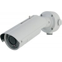 TruVision IP Open Standards Outdoor Camera, VGA IP Open STD, Progressive Scan CMOS Outdoor Bullet, True D/N,2.8-12mm Motorized AI, IR LED, ONVIF/PSIA, NTSC Frame Rate, PoE/12VDC